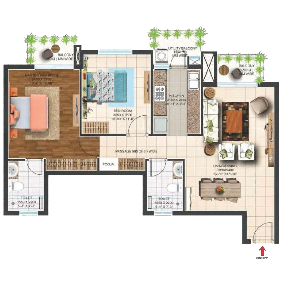 4 BHK Apartment
