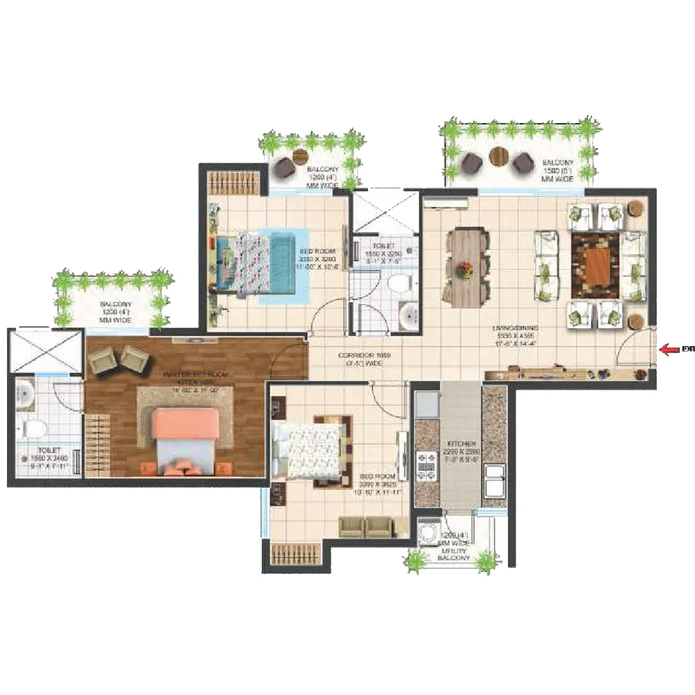 4.5 BHK Apartment