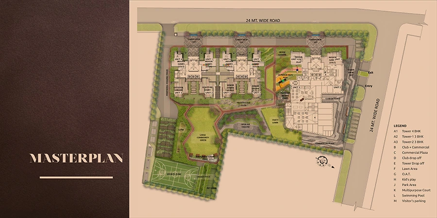 Arihant One Site Plan
