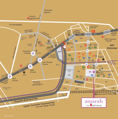 Ashiana Amarah Site Plan