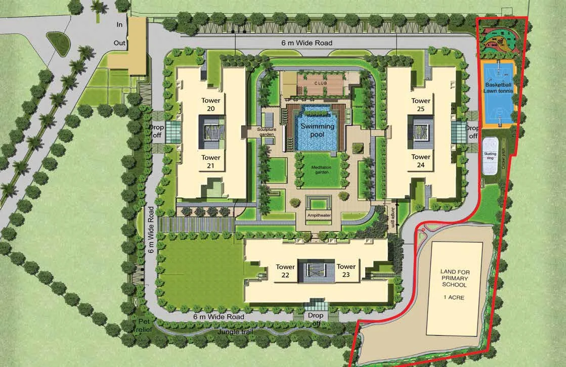 BPTP Terra Site Plan