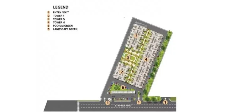 Eligo Wave City Site Plan