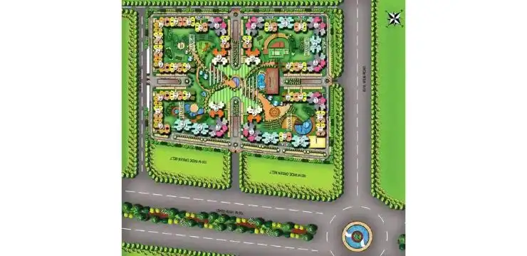 Eros Sampoornam 2 Site Plan