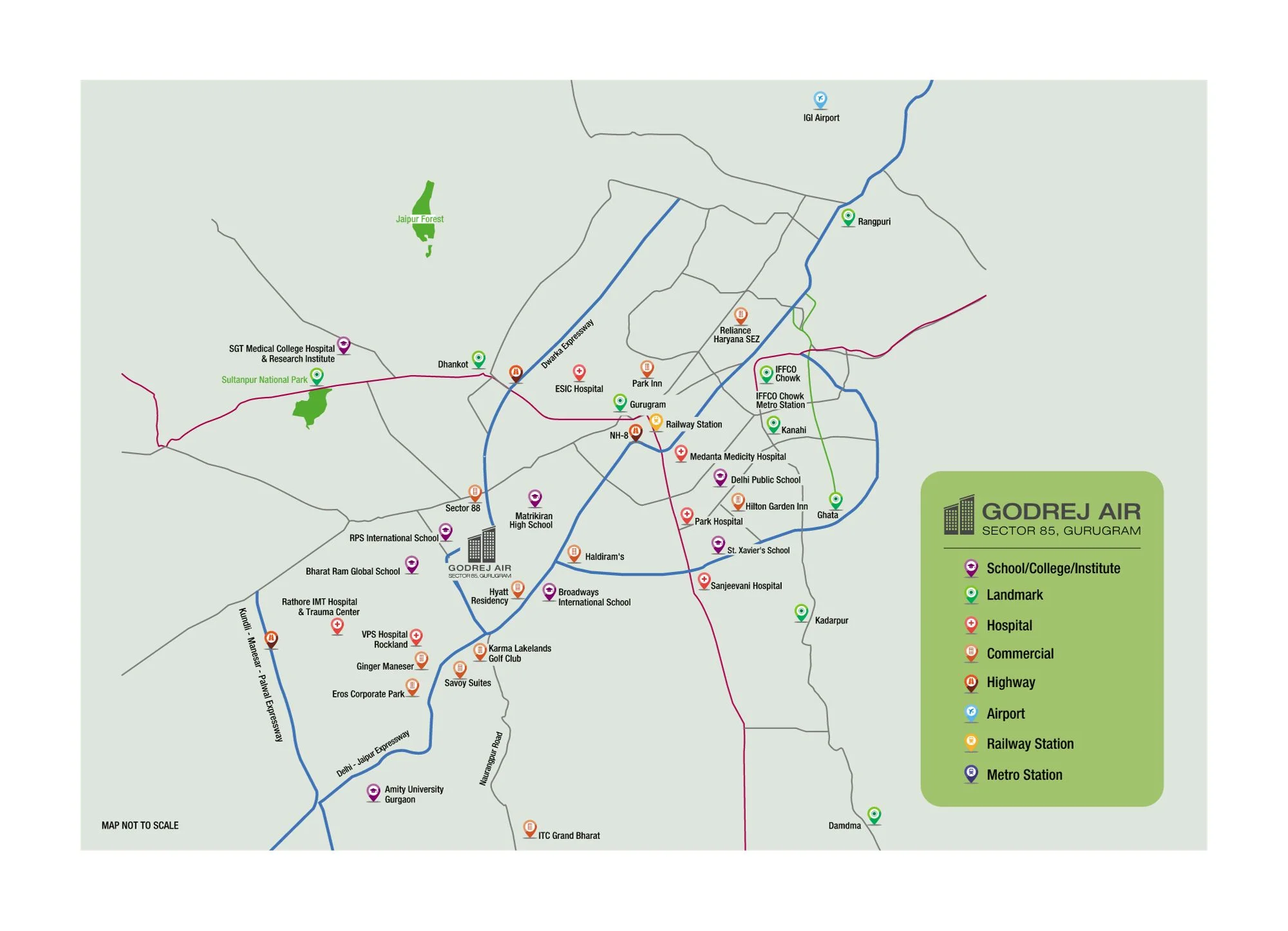 Godrej Air Site Plan