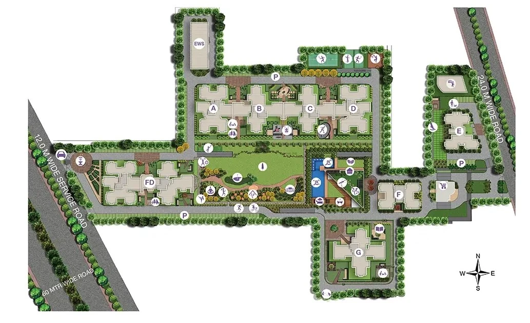 Godrej Arista Site Plan