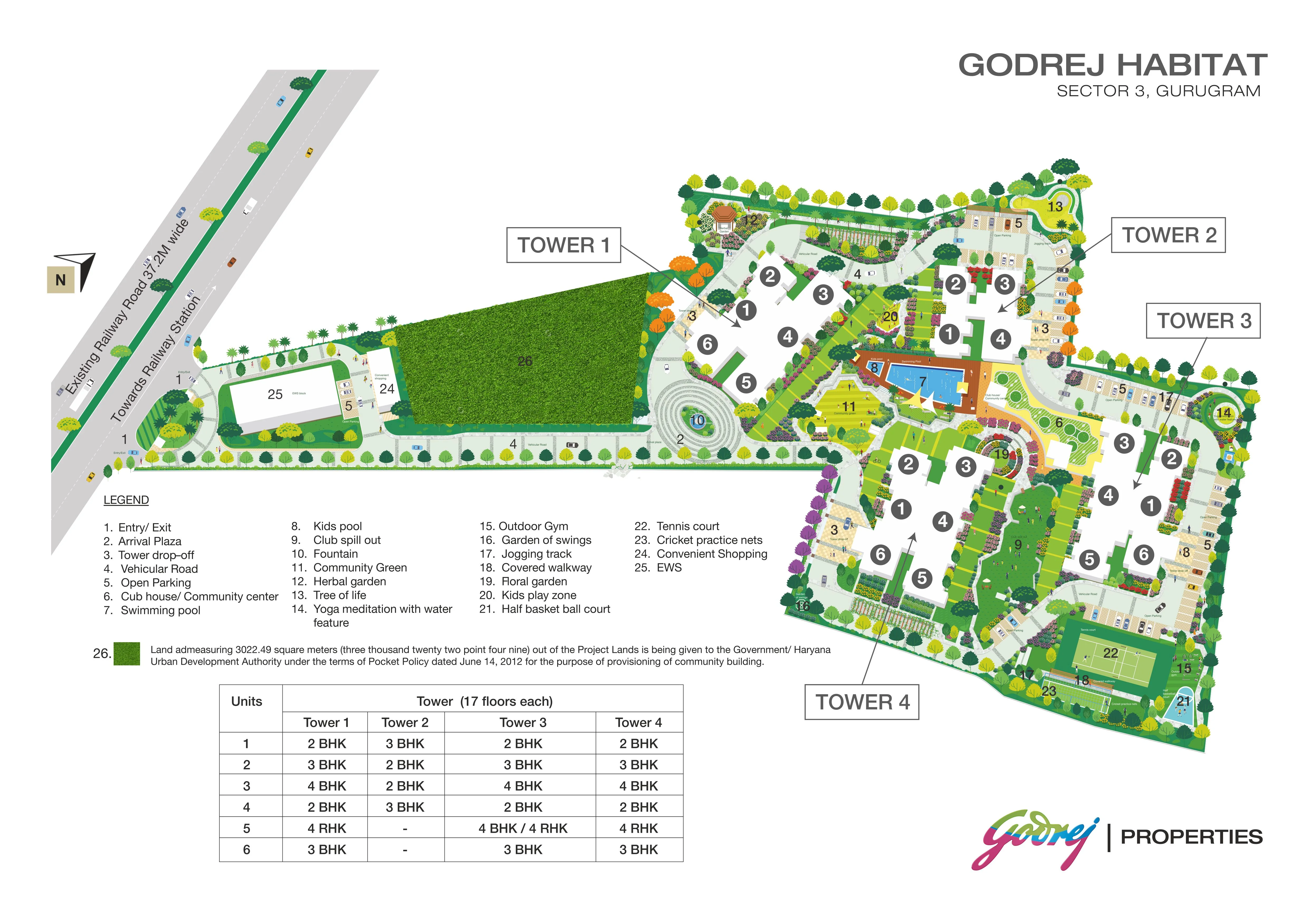 Godrej Habitat Site Plan