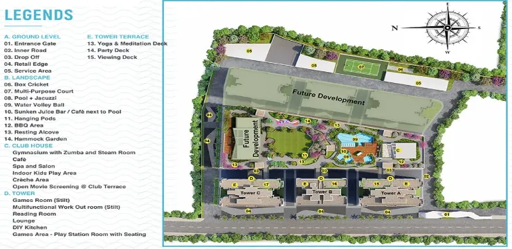 Godrej Serenity Site Plan