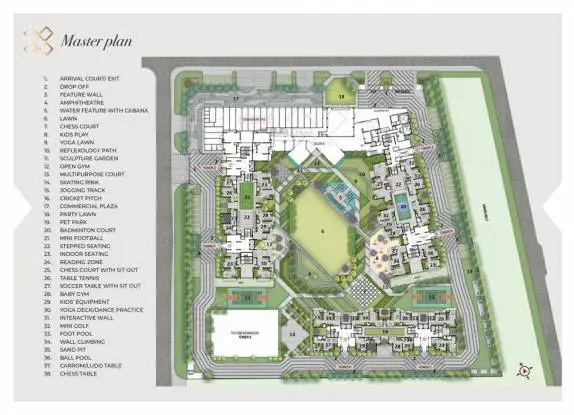 Golfgreen Elite X Site Plan