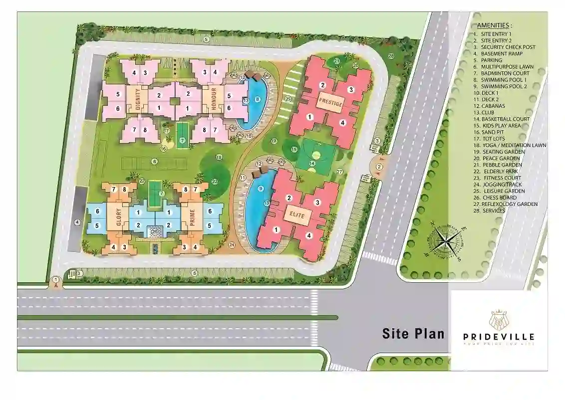 Imperia Prideville Site Plan