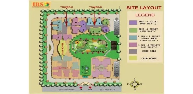 IRS Ishaan Shrishti Site Plan
