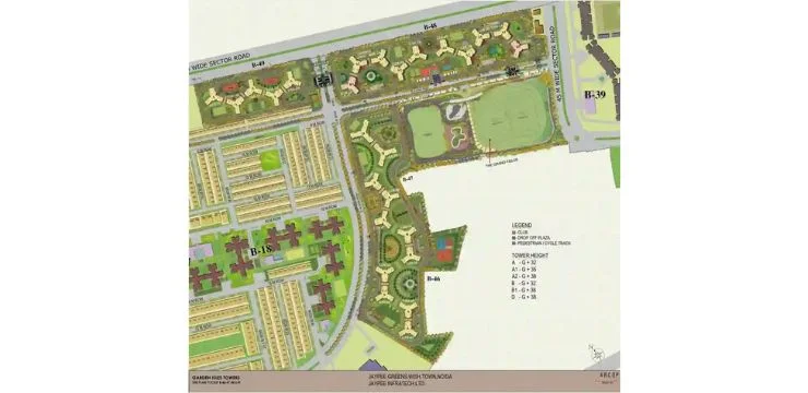 Jaypee Greens Garden Isles Site Plan