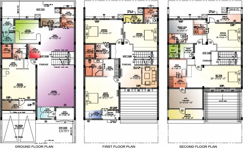 5 BHK Apartment + 5 Toilets