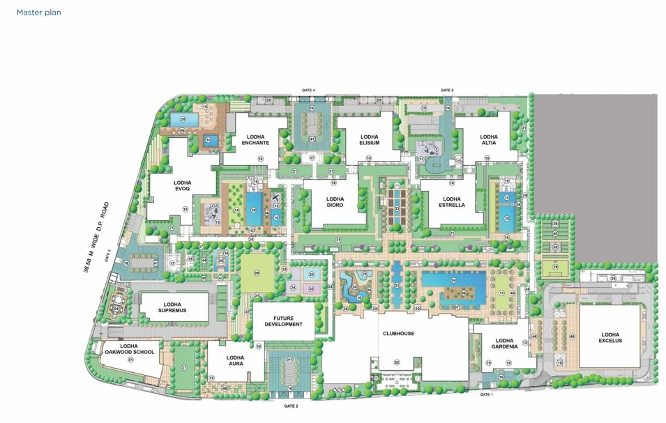 Lodha Aura New Cuffe Parade Site Plan