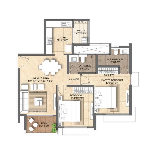 2 BHK Apartment