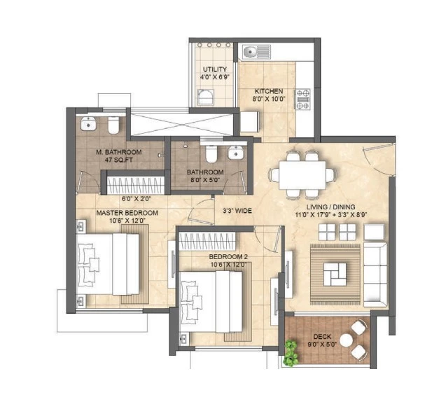 2 BHK Apartment