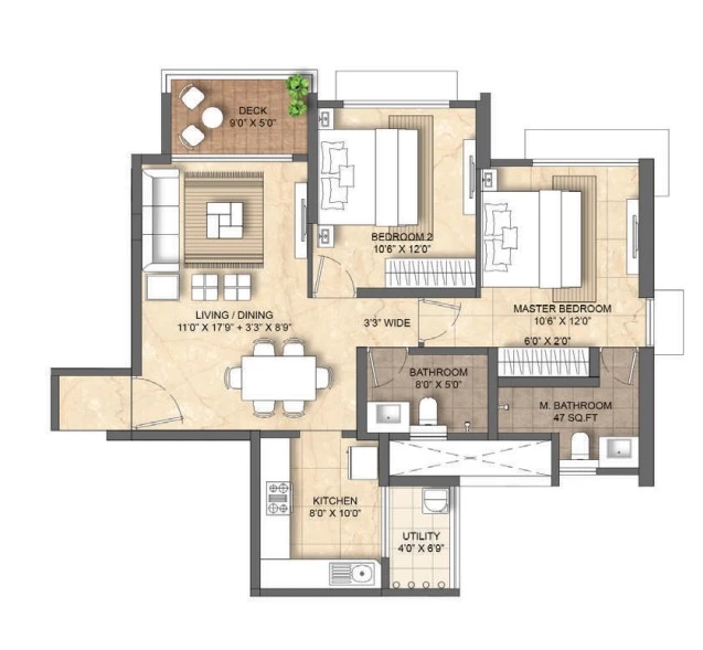 2 BHK Apartment