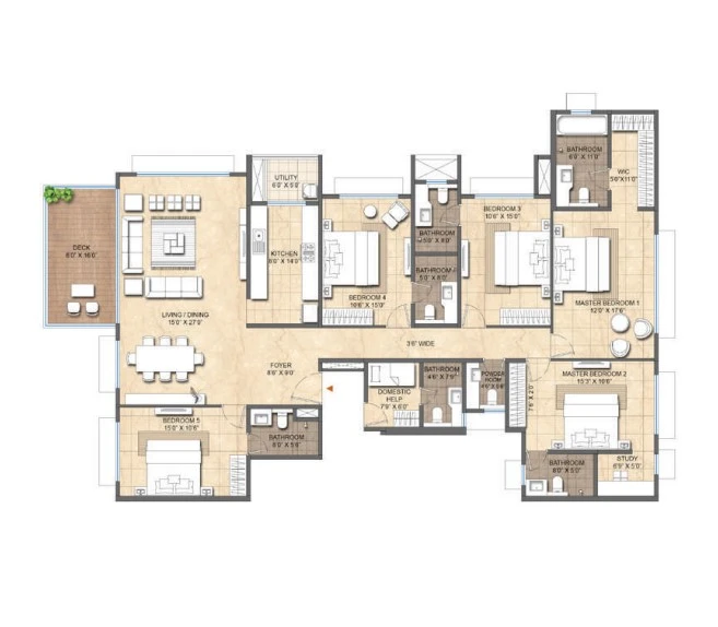 5 BHK Apartment