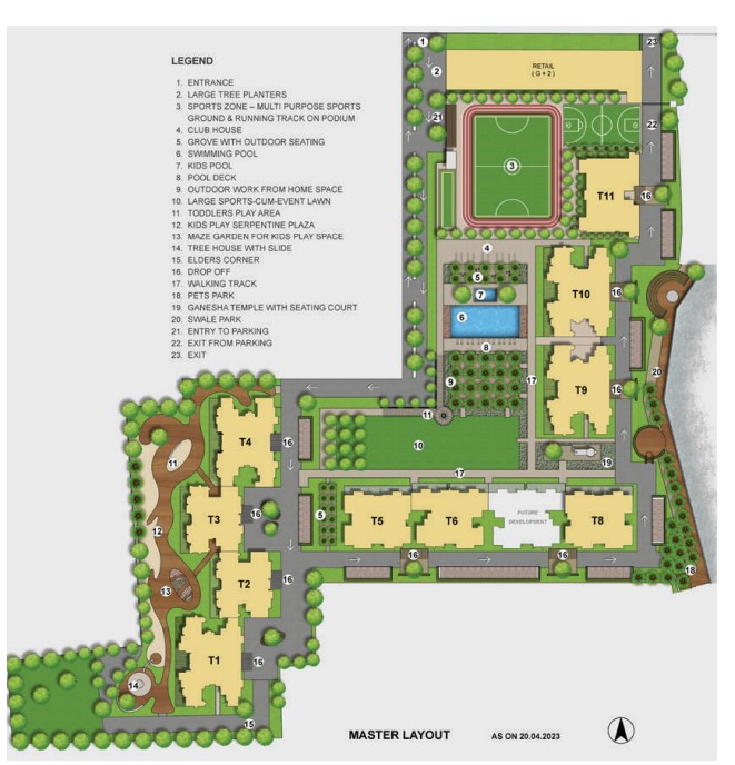 Lodha Bella Vita Site Plan
