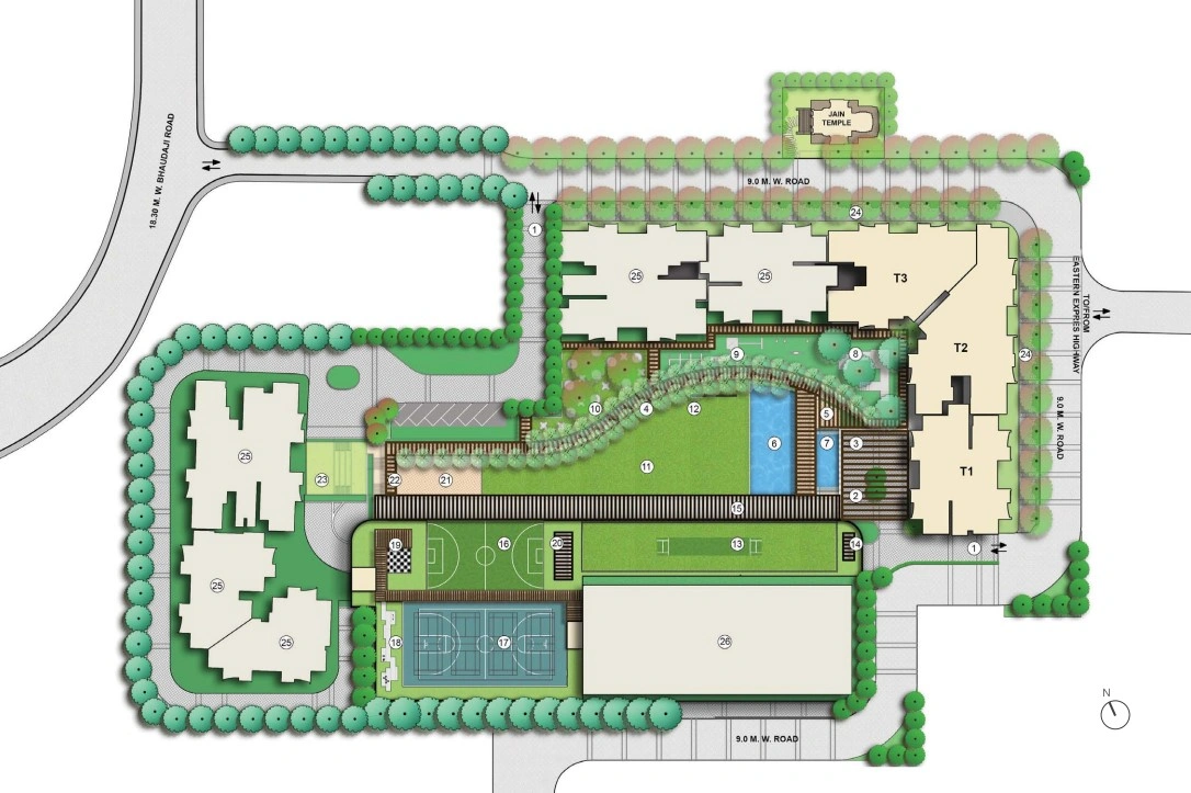 Lodha Divino Site Plan