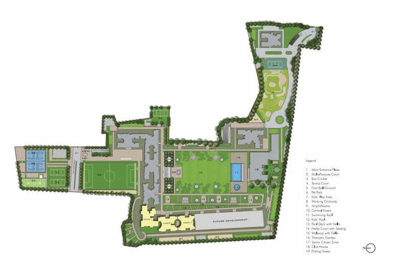 Lodha Mirabelle Site Plan