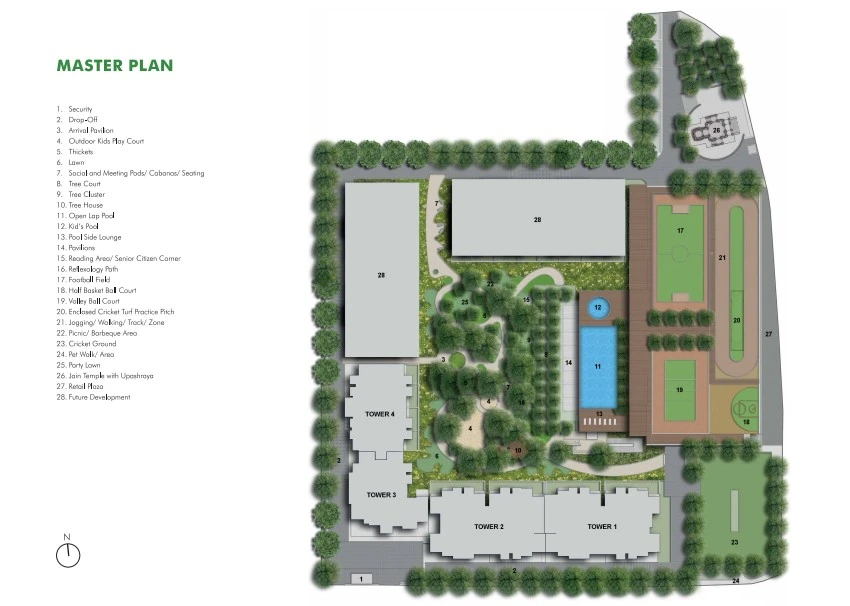 Lodha Woods Site Plan