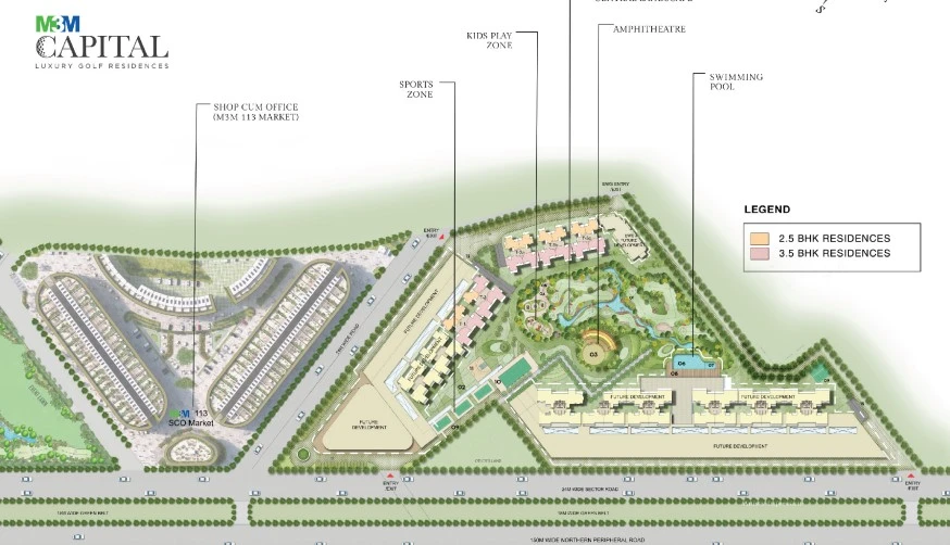 M3M Capital Site Plan