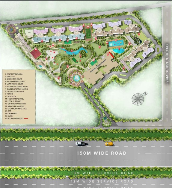 M3M Mansion Site Plan
