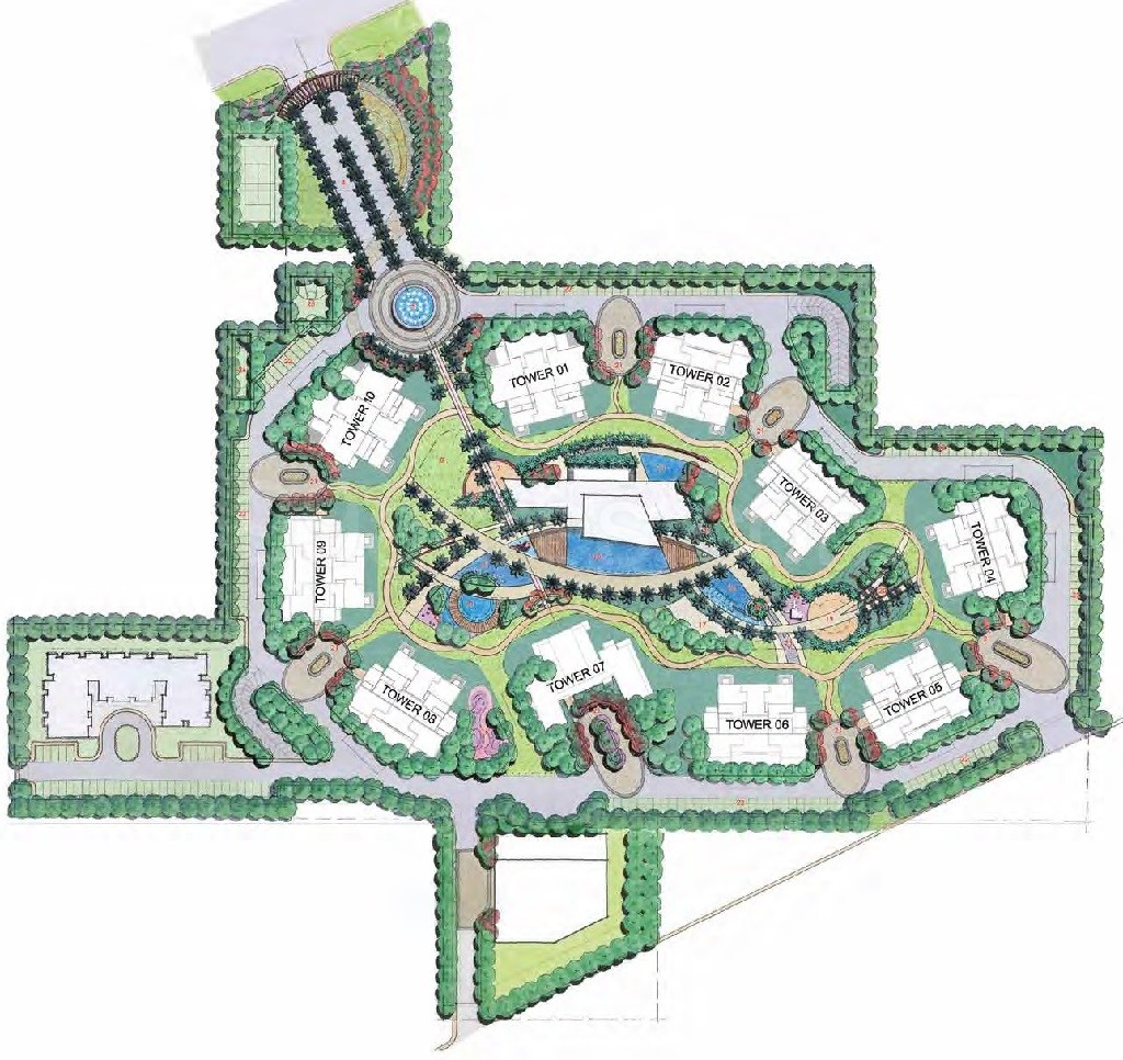M3M merlin Site Plan