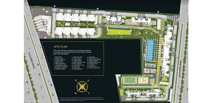ACE Mahagun Medalleo Site Plan