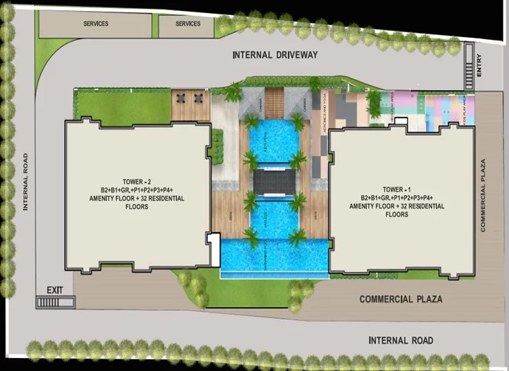 Majestique 27 Grand Residences Site Plan
