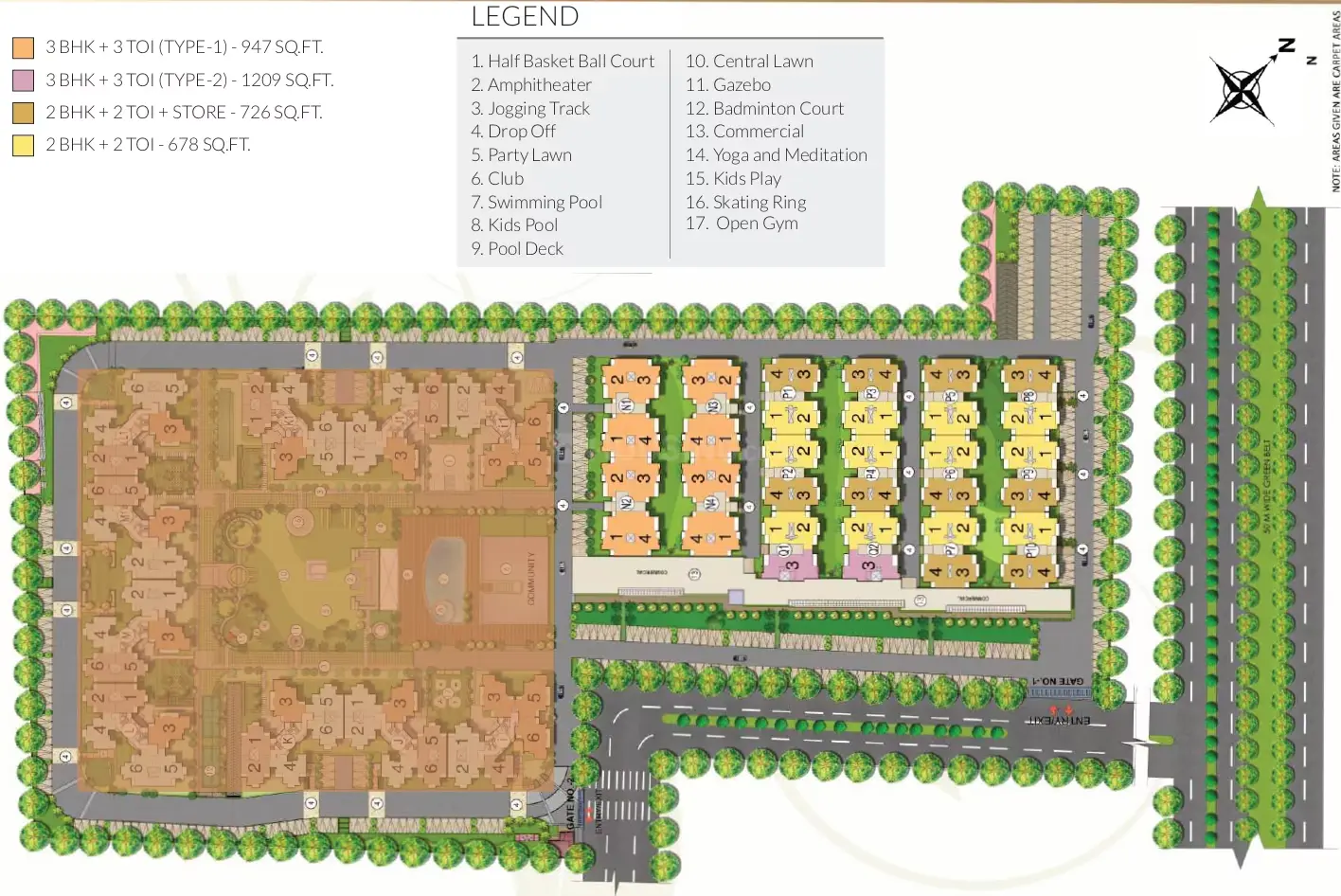 Nimbus Express Park View 2 Low Rise Site Plan