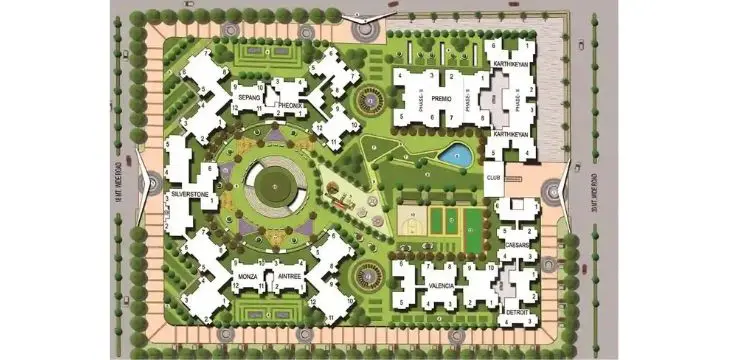 Oasis Grandstand Site Plan