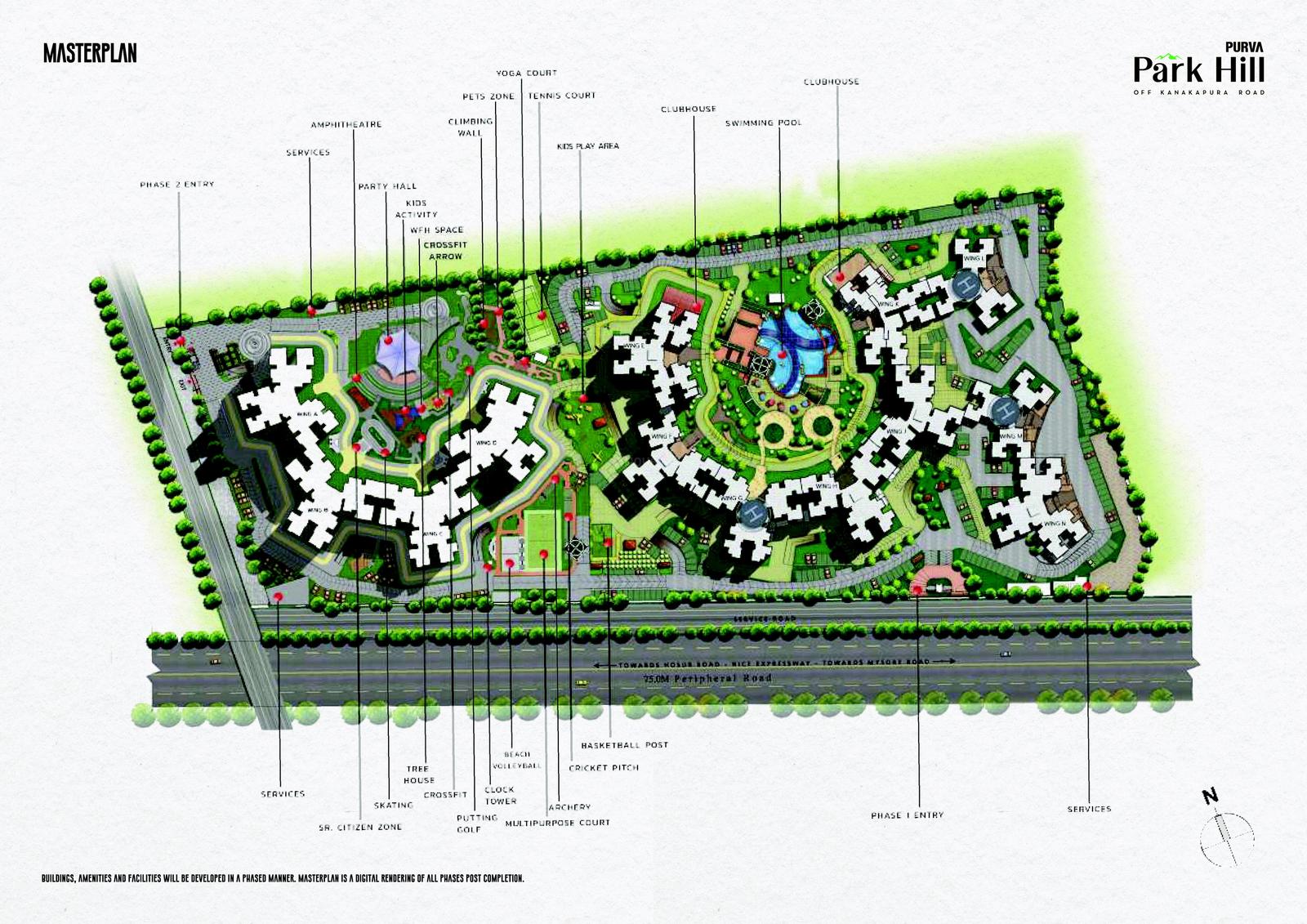 Purva Park Hill Site Plan