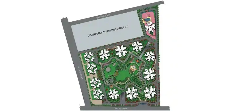 RG luxury Homes Site Plan