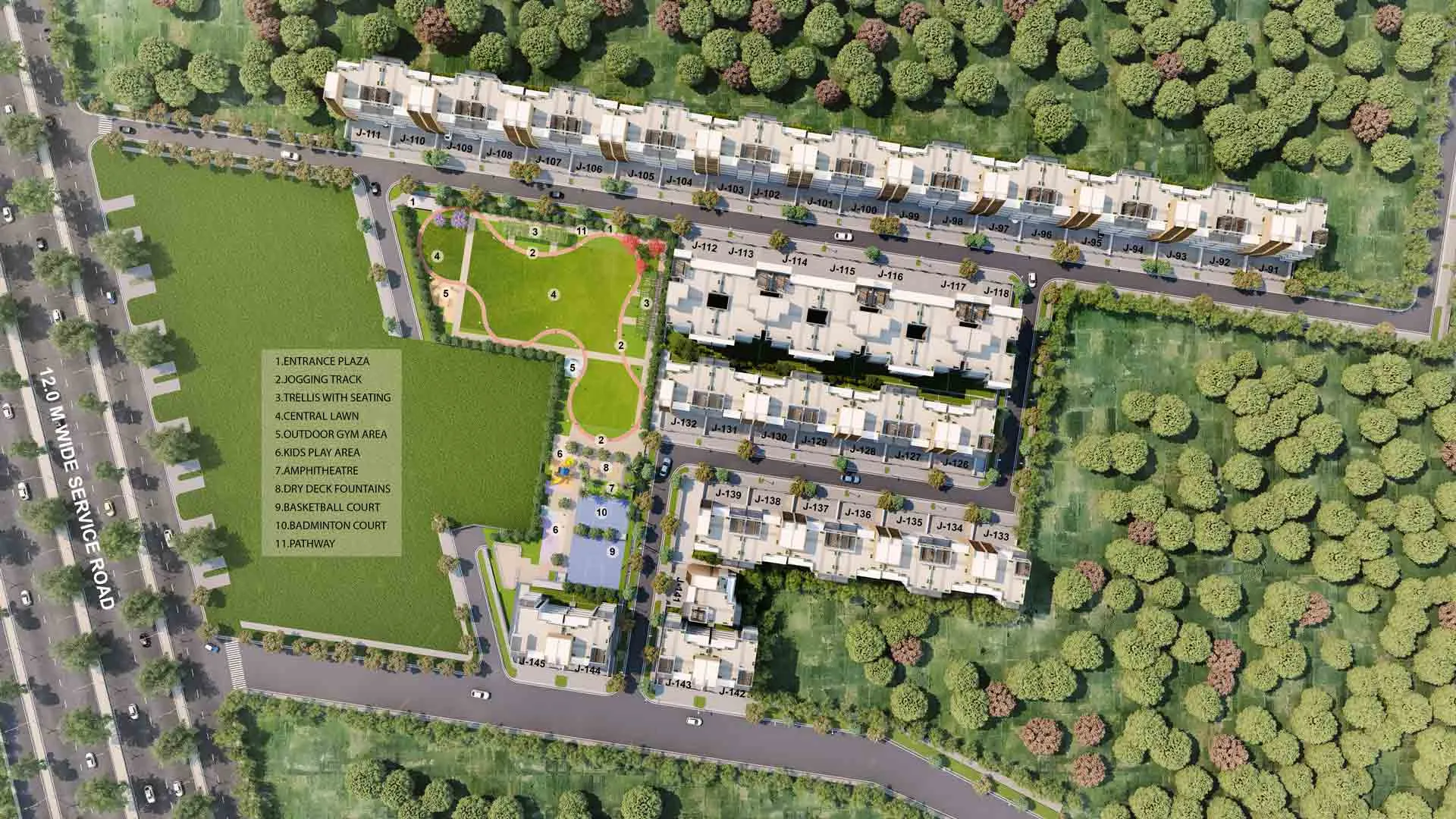 Adani Brahma Samsara Vilasa  Site Plan