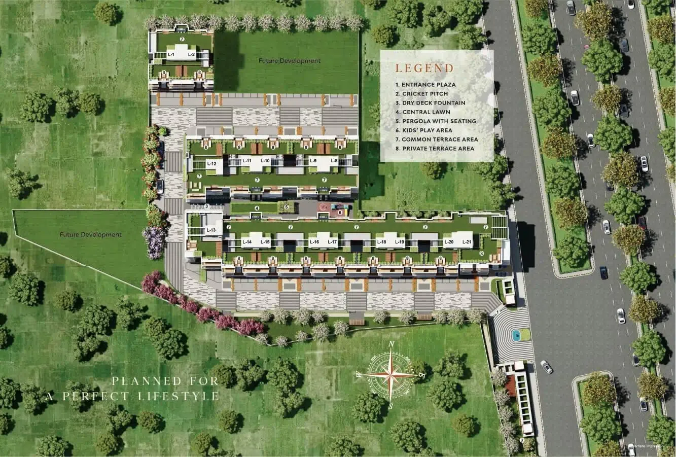 Adani Samsara Avasa  Site Plan