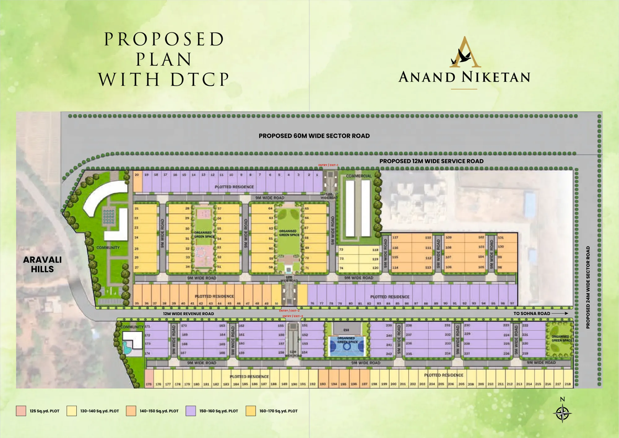 Anand Niketan  Site Plan
