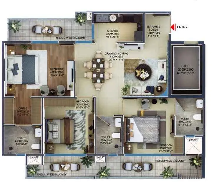 2BHk Apartment