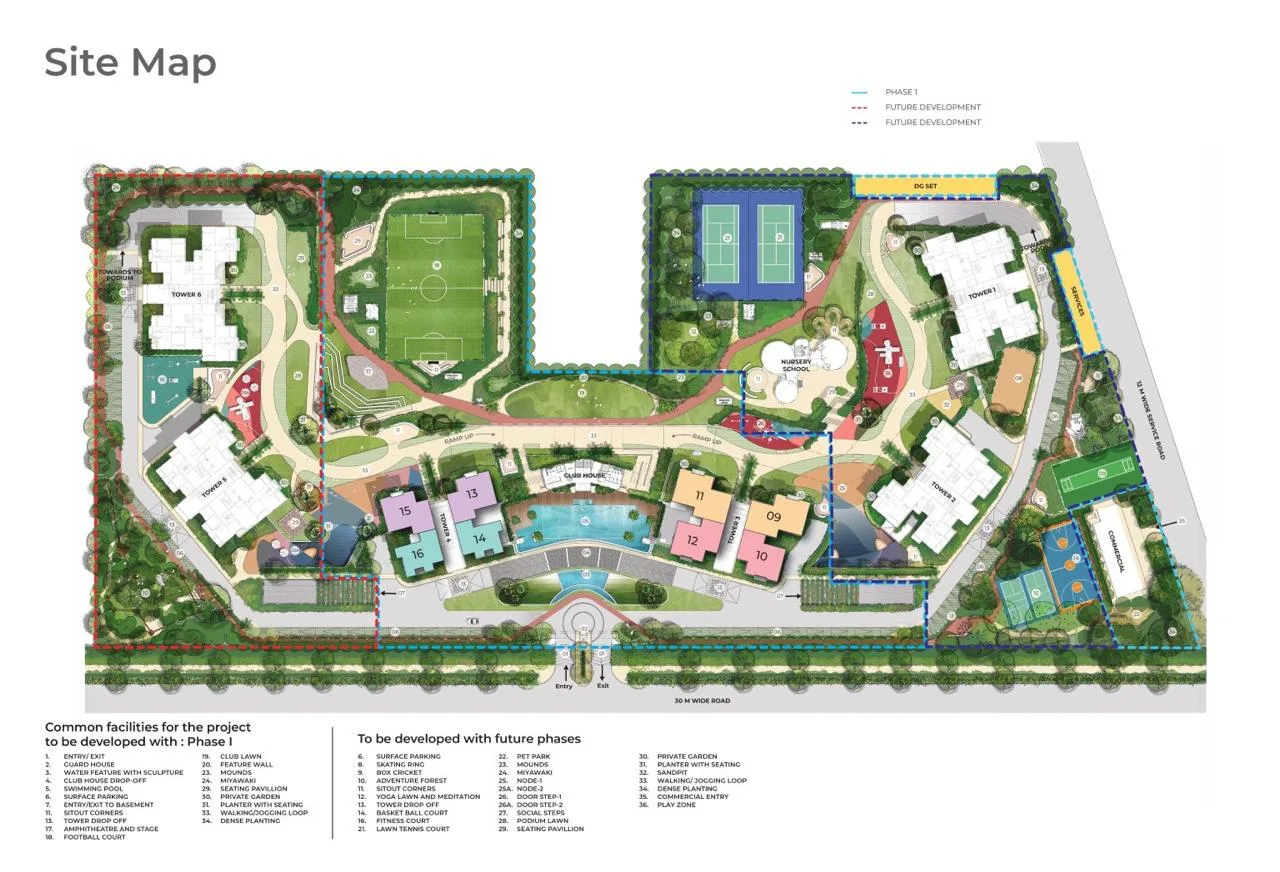 Ashiana Aaroham Site Plan