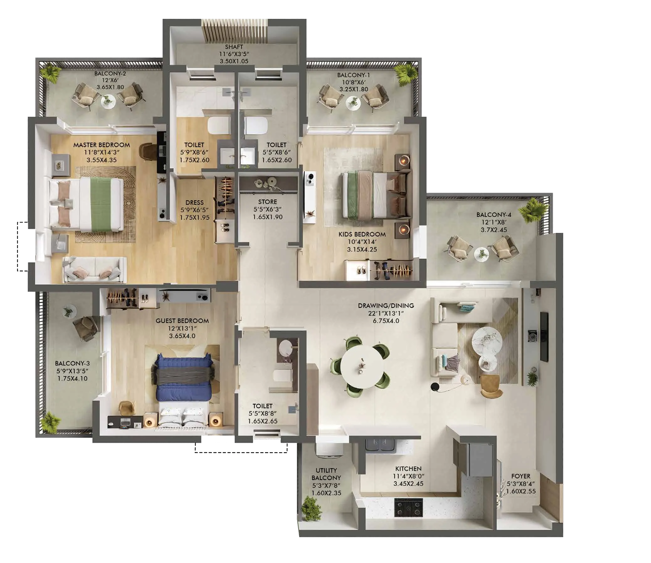 3BHK Apartment