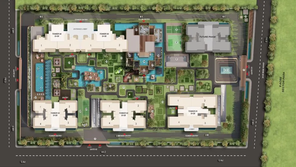 Ashtech Presidential Tower Site Plan