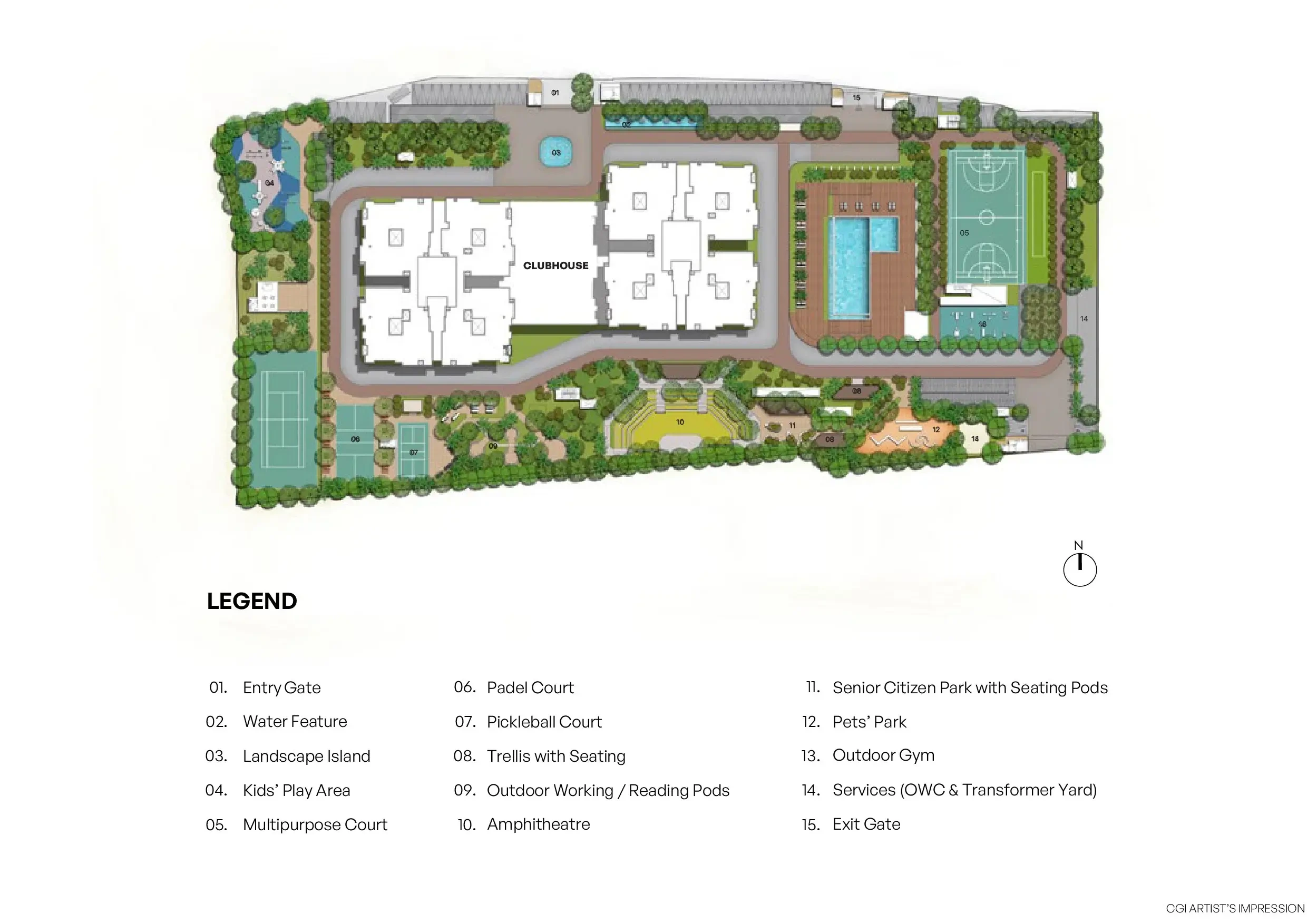 Assetz Meru and Meadow Site Plan