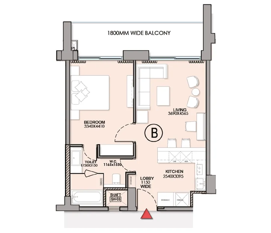 1BHK Apartment