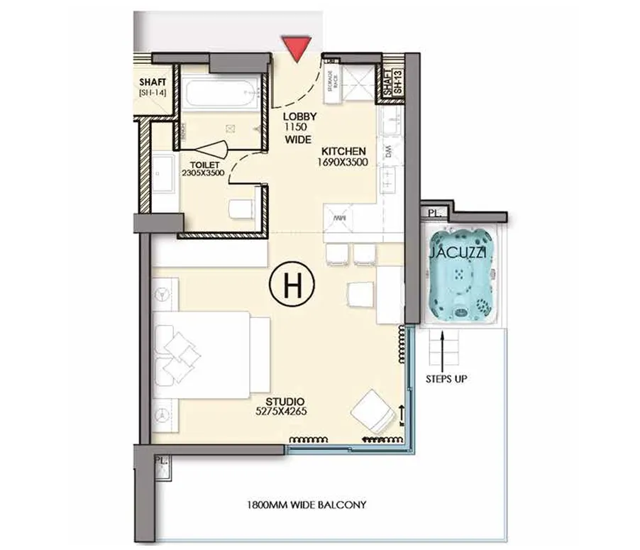 1Rk Apartment