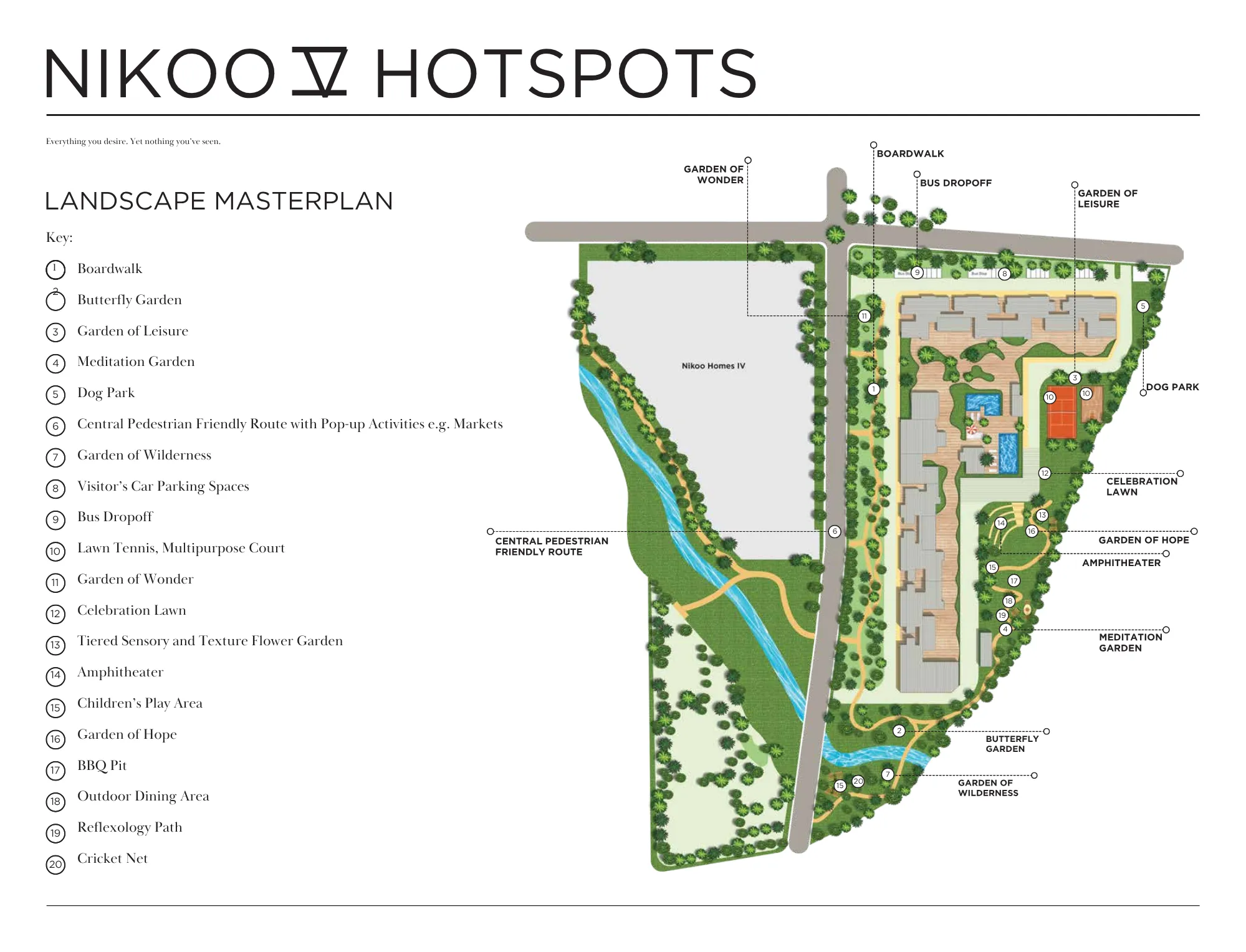 Bhartiya City Nikoo Homes 5 Site Plan