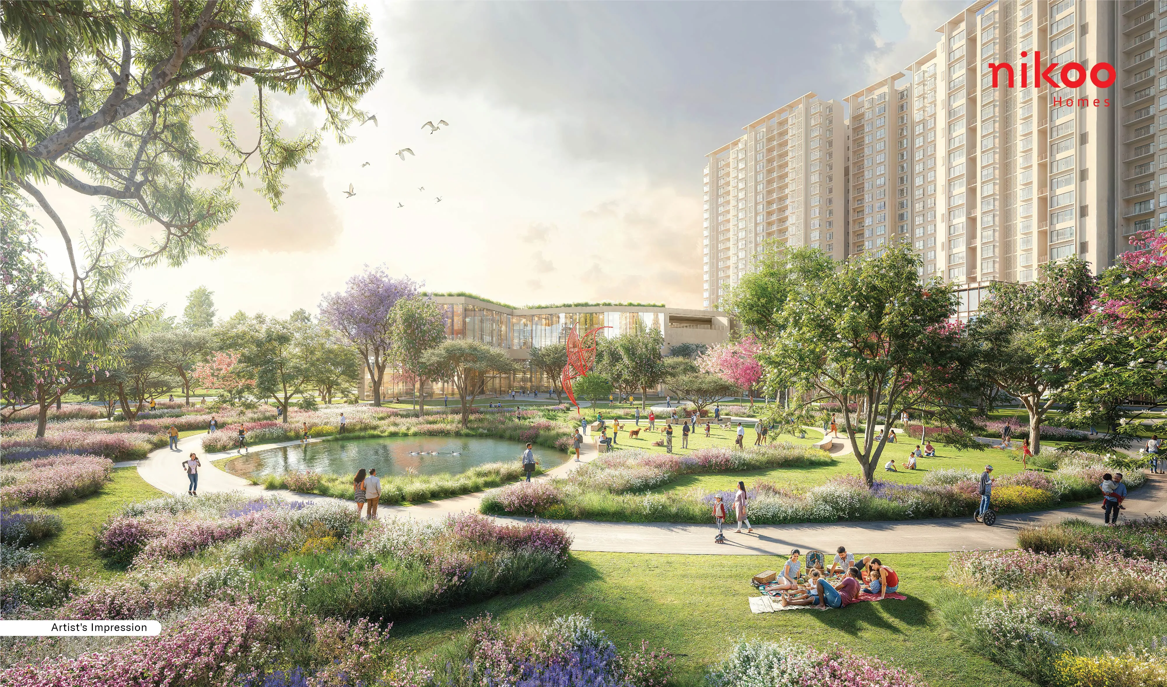 bhartiya garden estate apartment