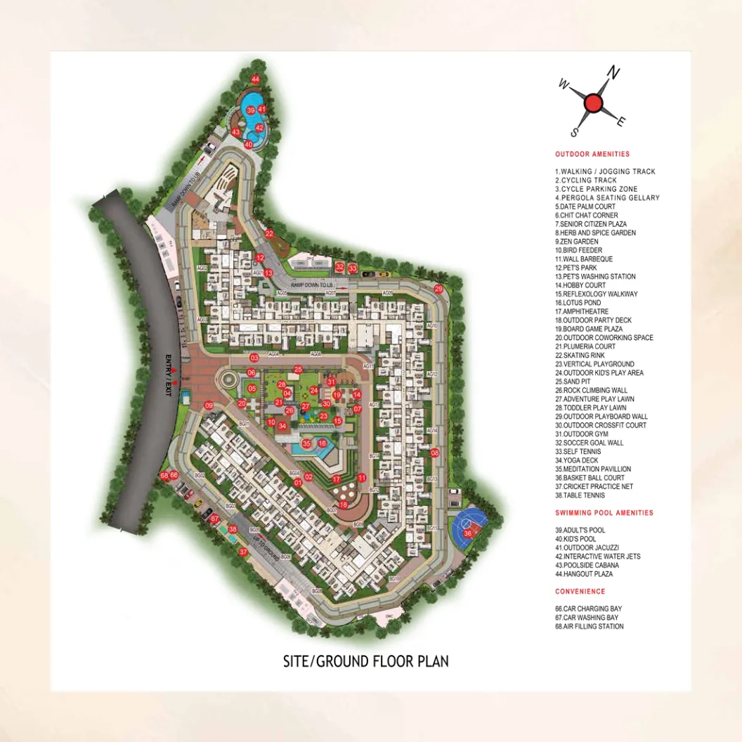 Casagrand Promenade Site Plan