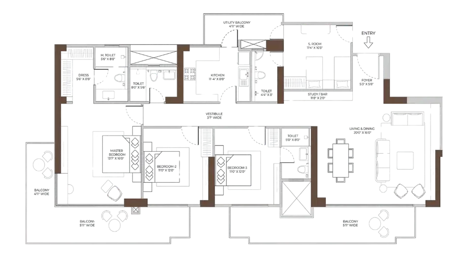 3BHK Apartment