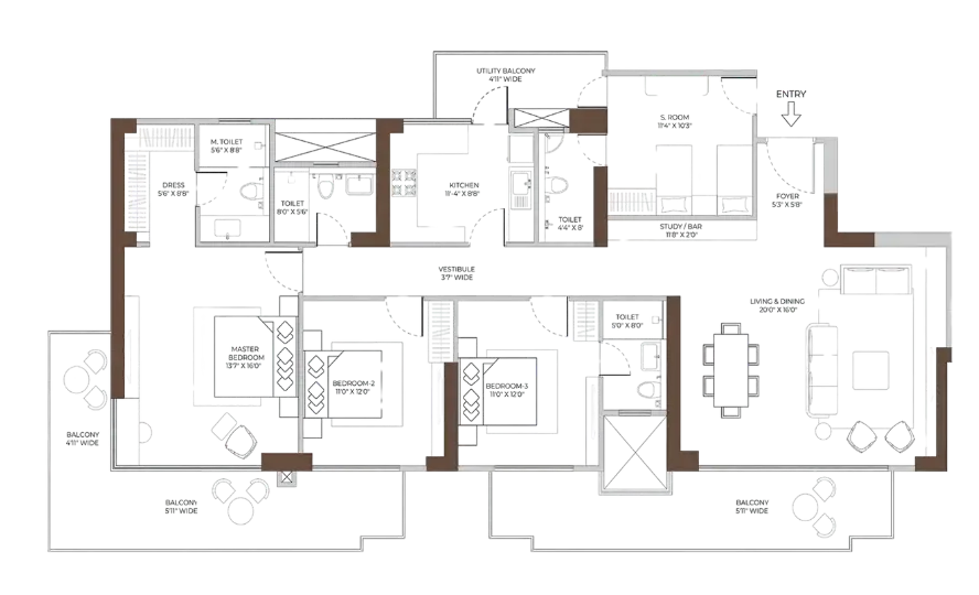 3BHK Apartment