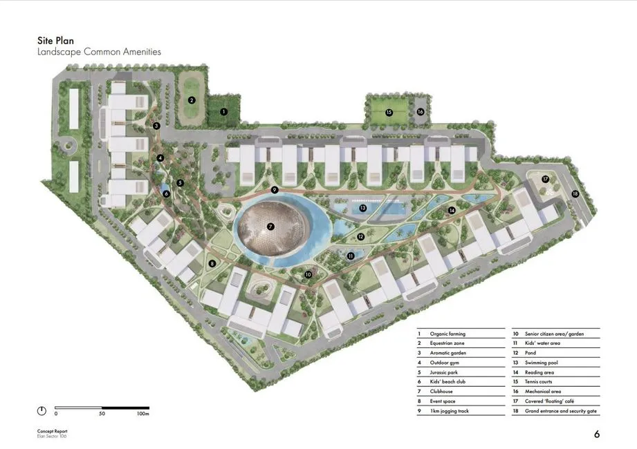 Elan The Presidential Site Plan